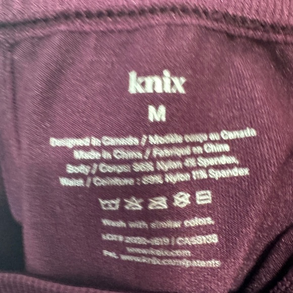 Knix Leggings Plum - Picture 5 of 6